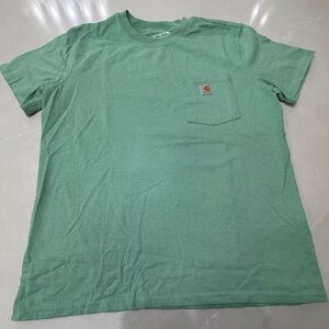 Carhartt Women’s Mint Green Short Sleeve Tee, Large